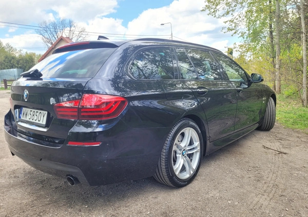 BMW Seria 5 cena 105550 przebieg: 158000, rok produkcji 2016 z Warszawa małe 379
